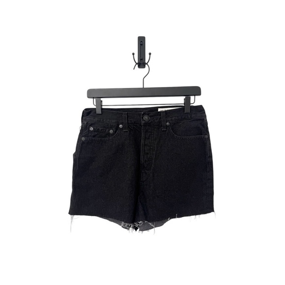 NEW RAG & BONE Black Maya High-Rise Shorts - Picture 2 of 3